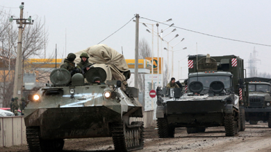 Russian military vehicles