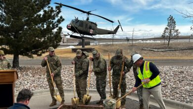 Ground-breaking ceremony for a new facility in FE Warren Air Force Base, Wyoming. Photo: Conti Federal Services