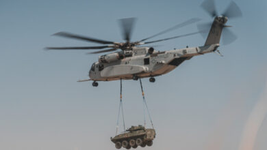 CH-53K cargo helicopter