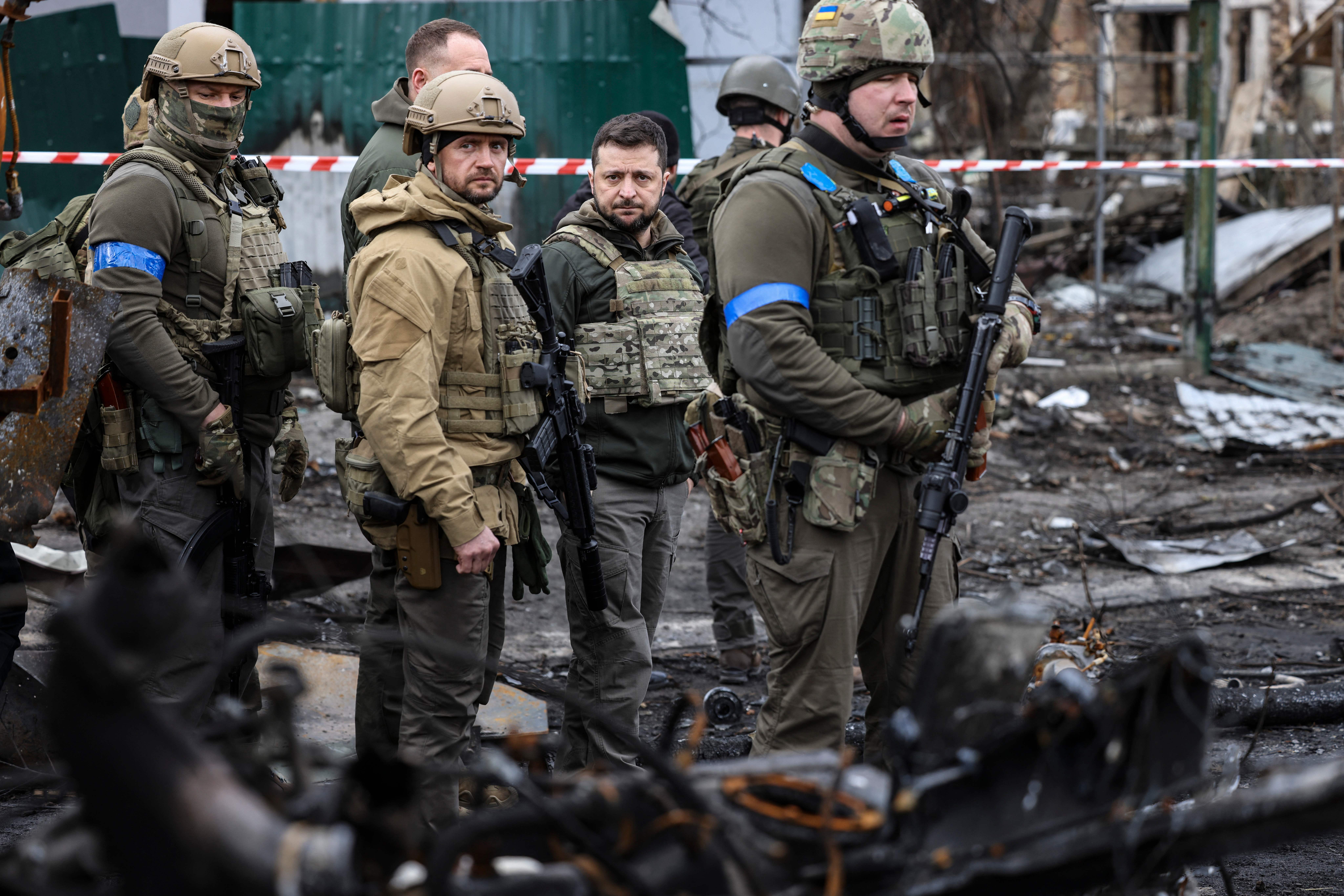 Ukrainian President Volodymyr Zelensky