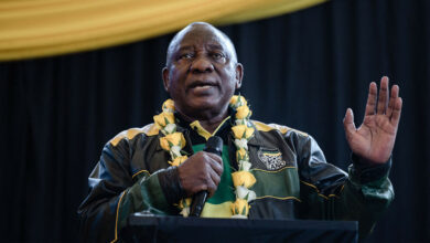 South African President Cyril Ramaphosa
