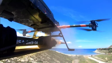 SARISA drone firing Thales' 70mm rocket