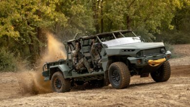 The Multi-Mission and Logistic vehicle operated in off-road environment.