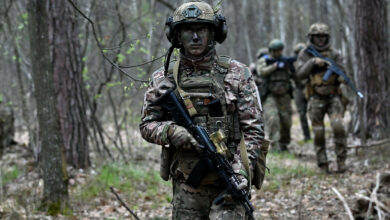 Ukrainian soldiers
