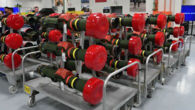 Javelin anti-tank missiles