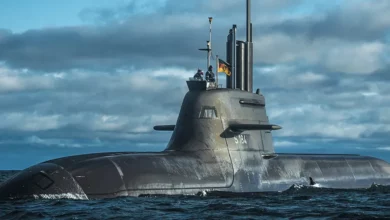 A German submarine built by ThyssenKrupp