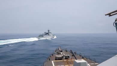 Chinese guided-missile destroyer
