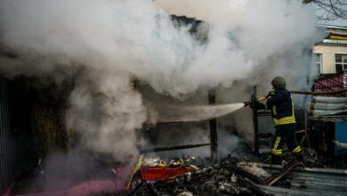 Russia strikes Kherson