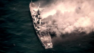 Indonesian frigate