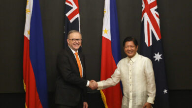 Philippines' President Ferdinand Marcos Jr. and Australia's Prime Minister Anthony Albanese
