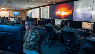 US Navy's 5th fleet headquarters