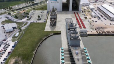 Artist's rendering of Austal USA shipyard in Mobile, Alabama. Photo: Austal USA