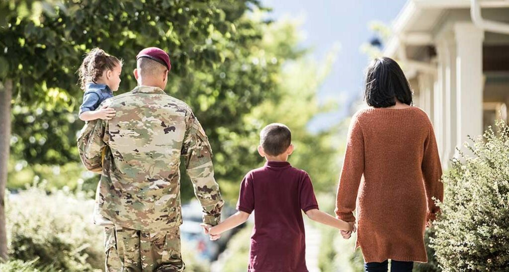 US military family