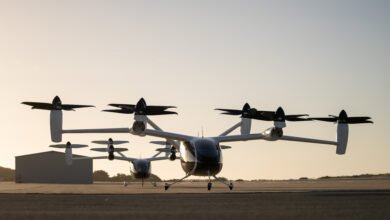 Electric vertical takeoff and landing taxis