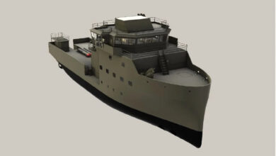 Concept image of work vessel.
