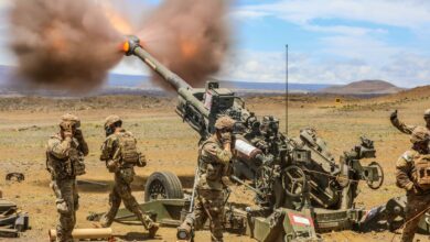 towed howitzer