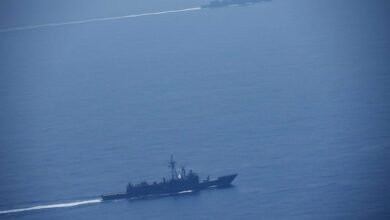 Chinese vessels near Taiwan