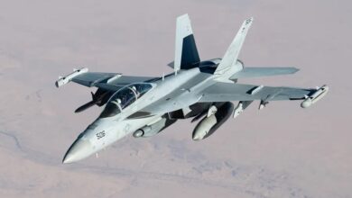 EA-18G Growler Airborne Electronic Attack Aircraft