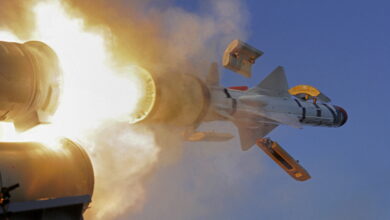 Exocet MM40 B3 Firing