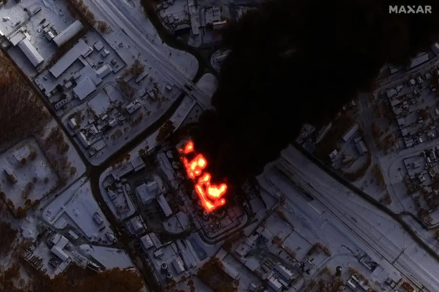 Russian oil refinery