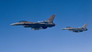 Danish F-16 jets