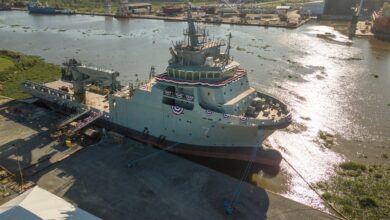 USNS Cherokee Nation towing, rescue, and salvage ship (T-ATS 7). Photo: Bollinger Shipyards