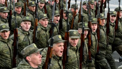 Russian military cadets