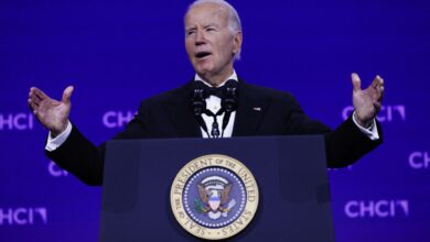 President Joe Biden giving remarks