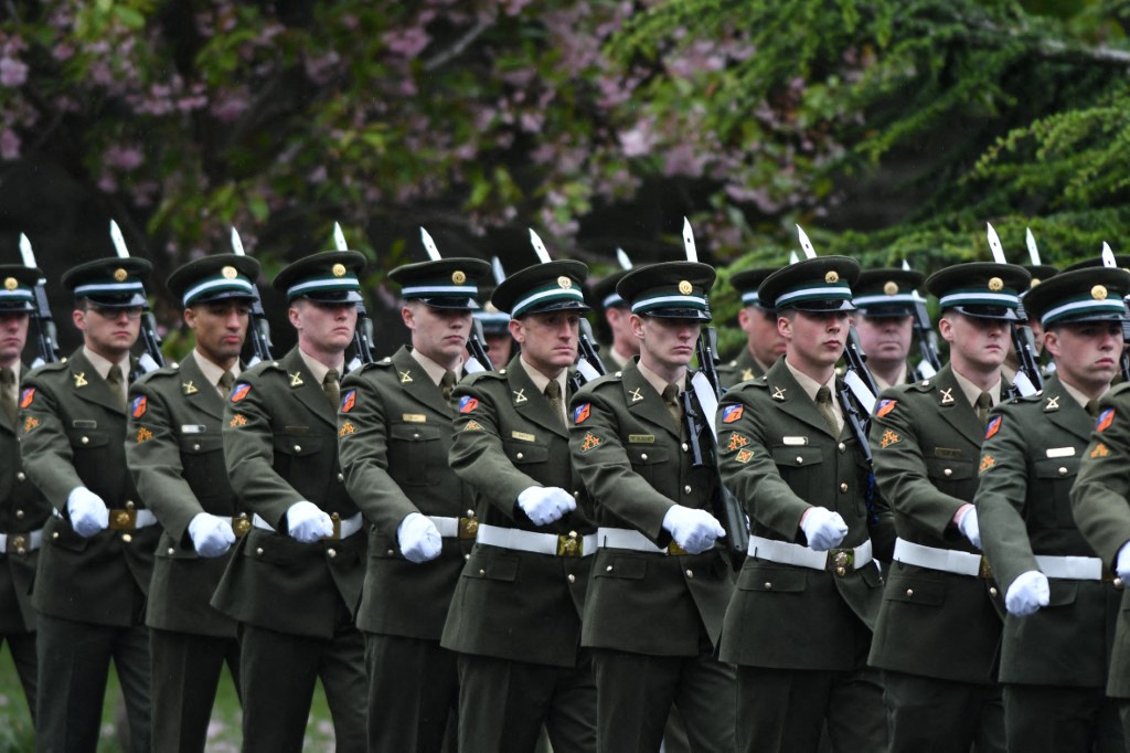 Members of the Irish Defence Forces.