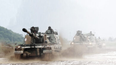 K9 tracked howitzer