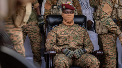 President of Burkina Faso Ibrahim Traoré