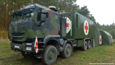A military mobile medical station