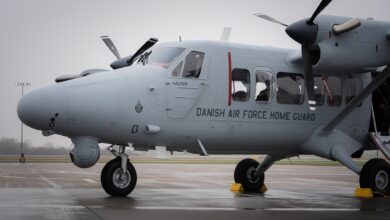 Danish home Guard De Havilland Twin Otter short takeoff and landing (STOL) utility aircraft. Photo: Danish Defence Acquisition and Logistics Organisation