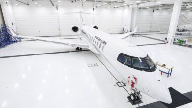 Global 7500 multimission aircraft. Photo: Federal Air Transport Service/Bombardier Defense