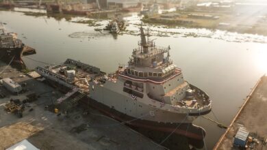 The lead Navajo towing, salvage, and rescue ship, the USNS Navajo (T-ATS 6). Photo: US Navy