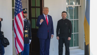 Trump and Zelensky