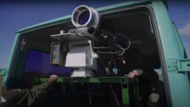 Tryzub laser system