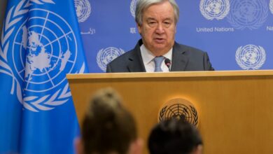 Secretary-General Briefs Press on Recent Developments in Middle East Secretary-General António Guterres briefs reporters on recent developments in Israel and Gaza. "I appeal to all parties – and those who have an influence over those parties -- to avoid any further escalation and spillover. I call for the immediate release of all Israeli hostages held in Gaza. Civilians must be protected at all times. International humanitarian law must be respected and upheld, " said the Secretary-General.