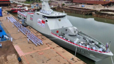 The second Bung Karno-class corvette, KRI Bung Hatta (370)