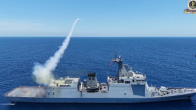 Philippine Navy guided missile frigate BRP Jose Rizal (FF-150) successfully fires Mistral 3 surface-to-air missiles against drone targets