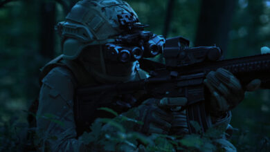 PANORAMIC quad-tube night vision goggle