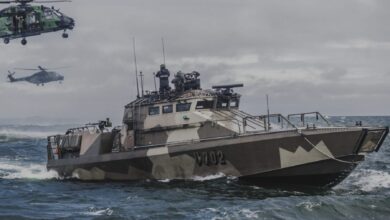 Finnish company Marine Alutech Oy Ab's multi-purpose attack boat.