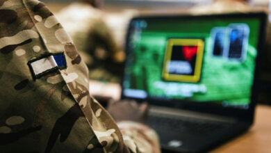 British soldier cyber