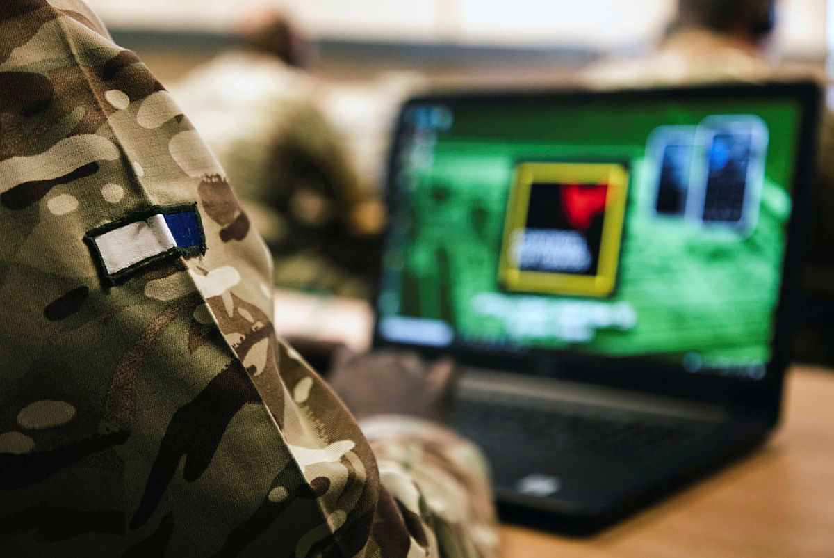 British soldier cyber