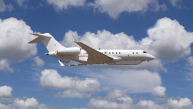 The Army Theater Level High-Altitude Expeditionary Next-Generation A-ISR aircraft (ATHENA) bridging aircraft address a wide range of A-ISR mission requirements and enhance the Army's overall intelligence, surveillance, and reconnaissance capabilities while awaiting completion of the HADES aircraft. (Courtesy: MAG Aerospace/L3Harris)