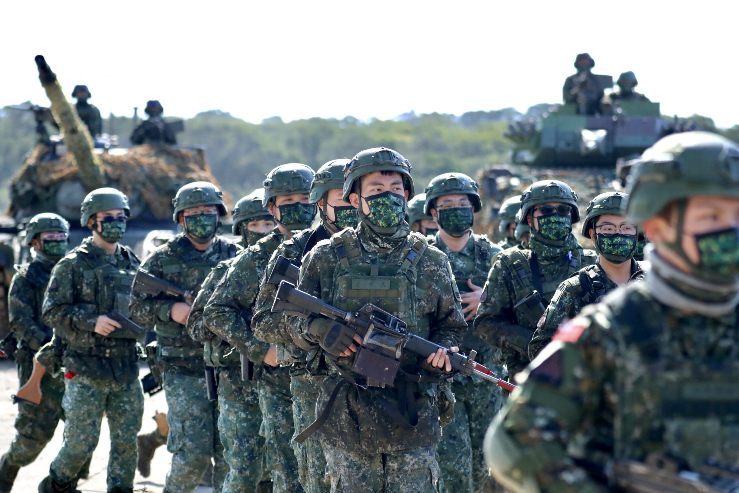 Taiwanese soldiers