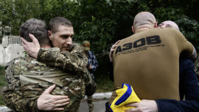 Ukrainian prisoner of war