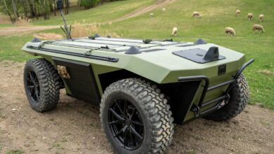 The Hornet autonomous unmanned ground vehicle.
