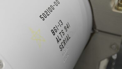 The official star stamp on the first B61-13 unit.
