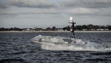 The MARS unmanned surface vehicle. Photo: SubSea Craft